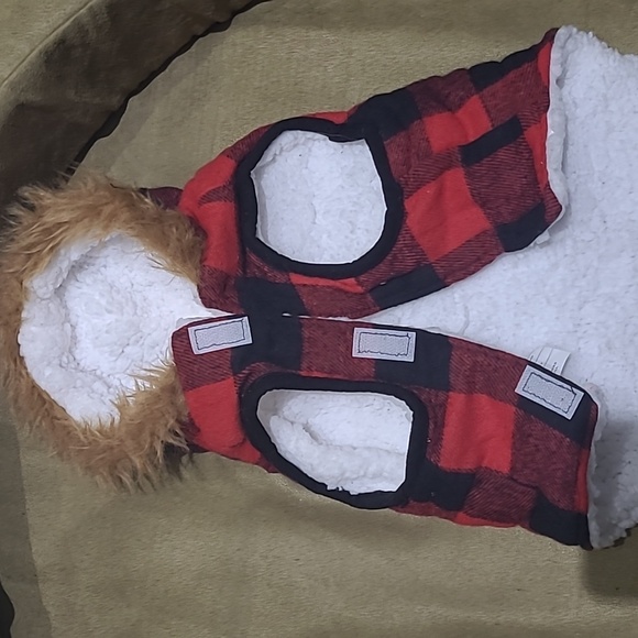 4/$20🤑 Velcro 🐕‍🦺Lumberjack Dog Coat - Picture 5 of 5